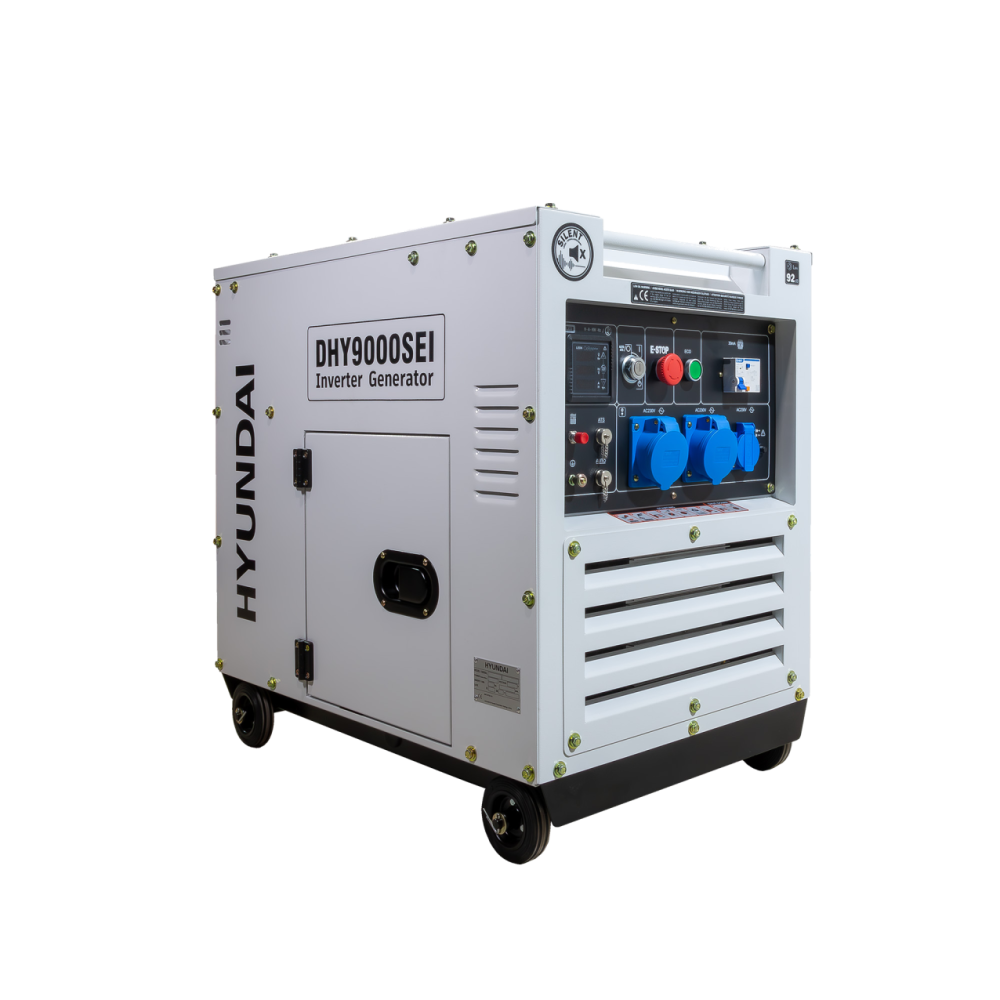 Generator de curent inverter monofazat cu motor diesel Hyundai DHY-9000SEi, 6.5 kW [1]
