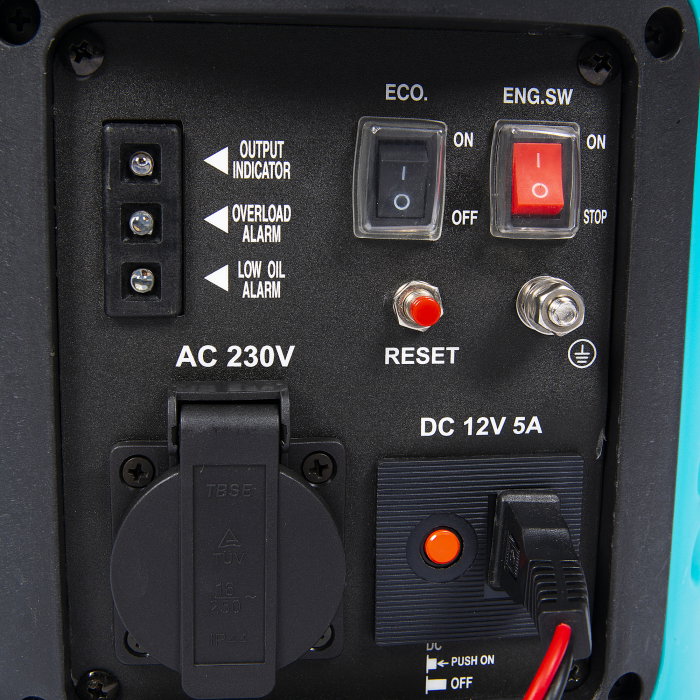 Generator digital monofazat Detoolz DZ-C260 invertor,  benzina 1.1 kW, port 12 V, pentru camping, rulote si autorulote [11]