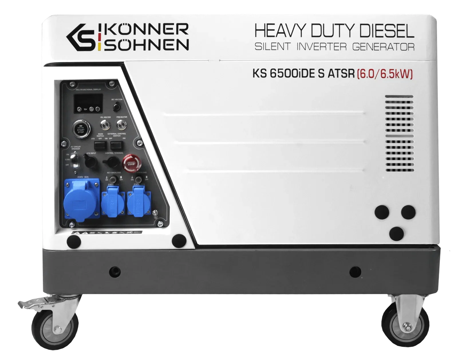 Generator invertor diesel în carcasă insonorizată Konner & Sohnen KS 6500iDE S ATSR [1]