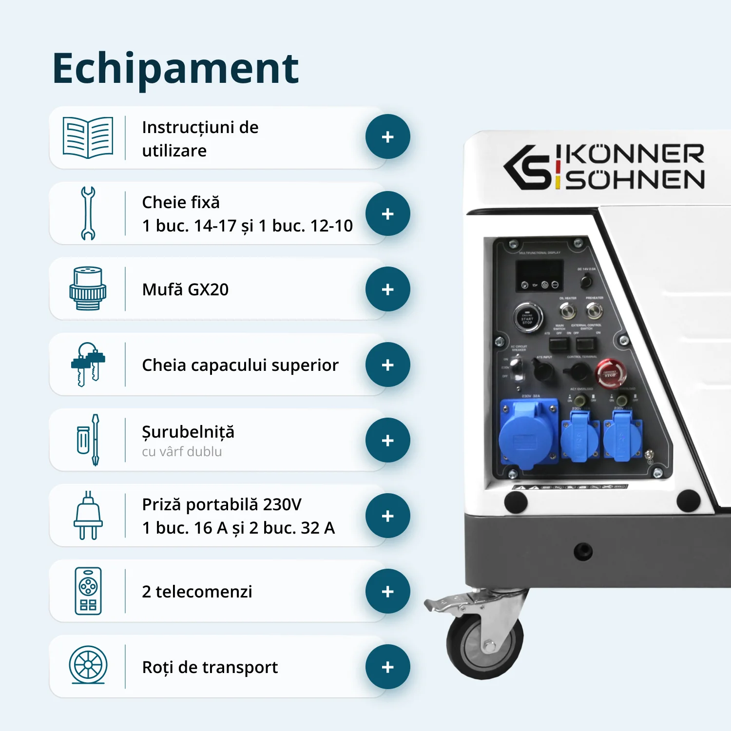 Generator invertor diesel în carcasă insonorizată Konner & Sohnen KS 6500iDE S ATSR [17]
