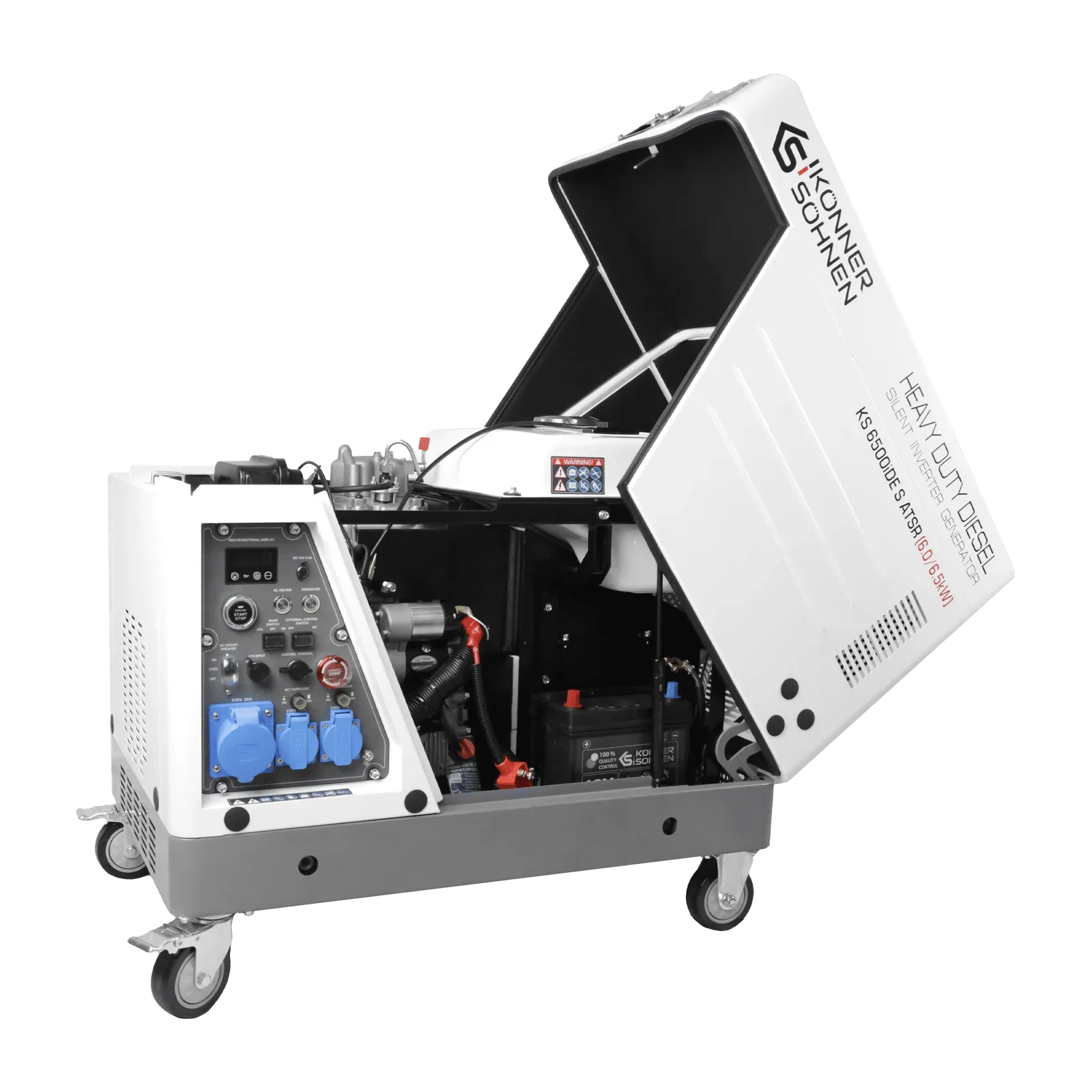 Generator invertor diesel în carcasă insonorizată Konner & Sohnen KS 6500iDE S ATSR [3]
