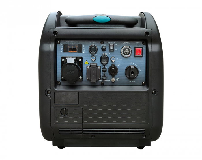 Generator invertor Könner & Söhnen KS 5500iES ATSR, 5.5 kW, benzina, 9.5 cp, 1х16А, 1х32А, motor KS 330i, consum redus, LED display [5]