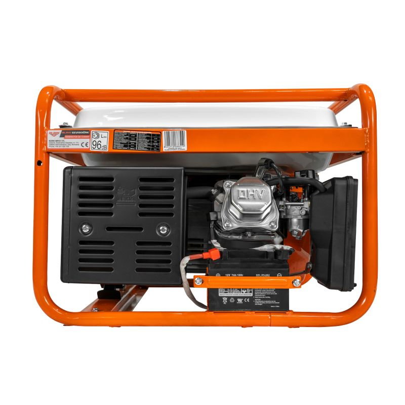Generator open frame Ruris R-Power GE 2800RC, 7 CP, 2.8 kW, monofazat, benzina, pornire electrica, bobinaj cupru 100%, telecomanda [6]