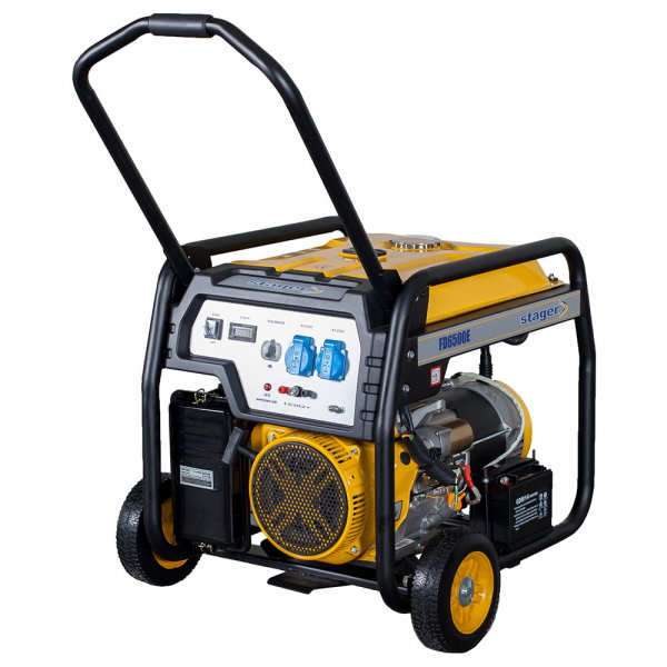 Generator open frame Stager FD 6500E 5160006500 5 kW, monofazat, benzina, pornire electrica [1]