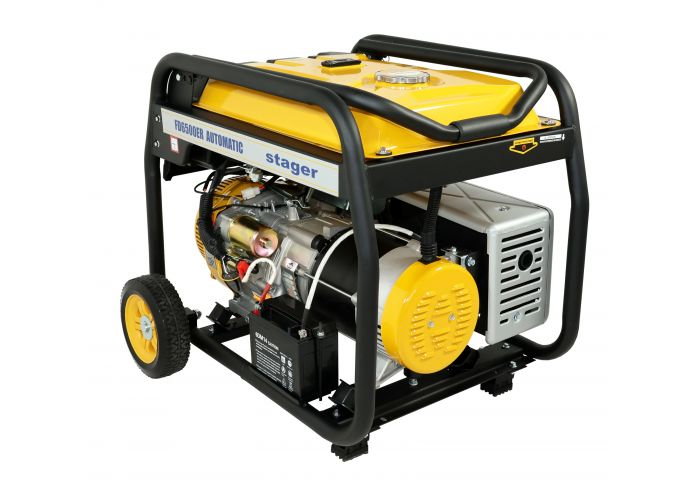 Generator open frame Stager FD 6500ER Automatic 5160016500 5.5 kW, monofazat, benzina, pornire electrica, bobinaj cupru 100%, telecomanda, conector ATS [3]