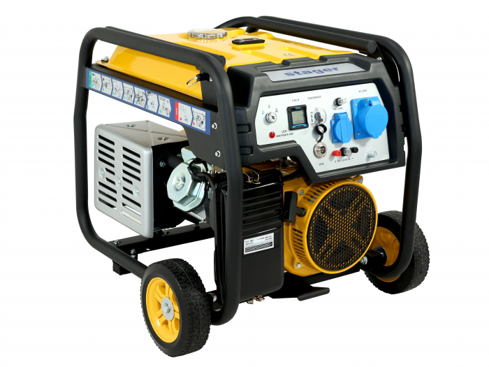 Stager FD 10000E+380V ATS 5160010000ATS3 generator 8kW, monofazat - automatizare trifazata, open-frame, benzina [2]