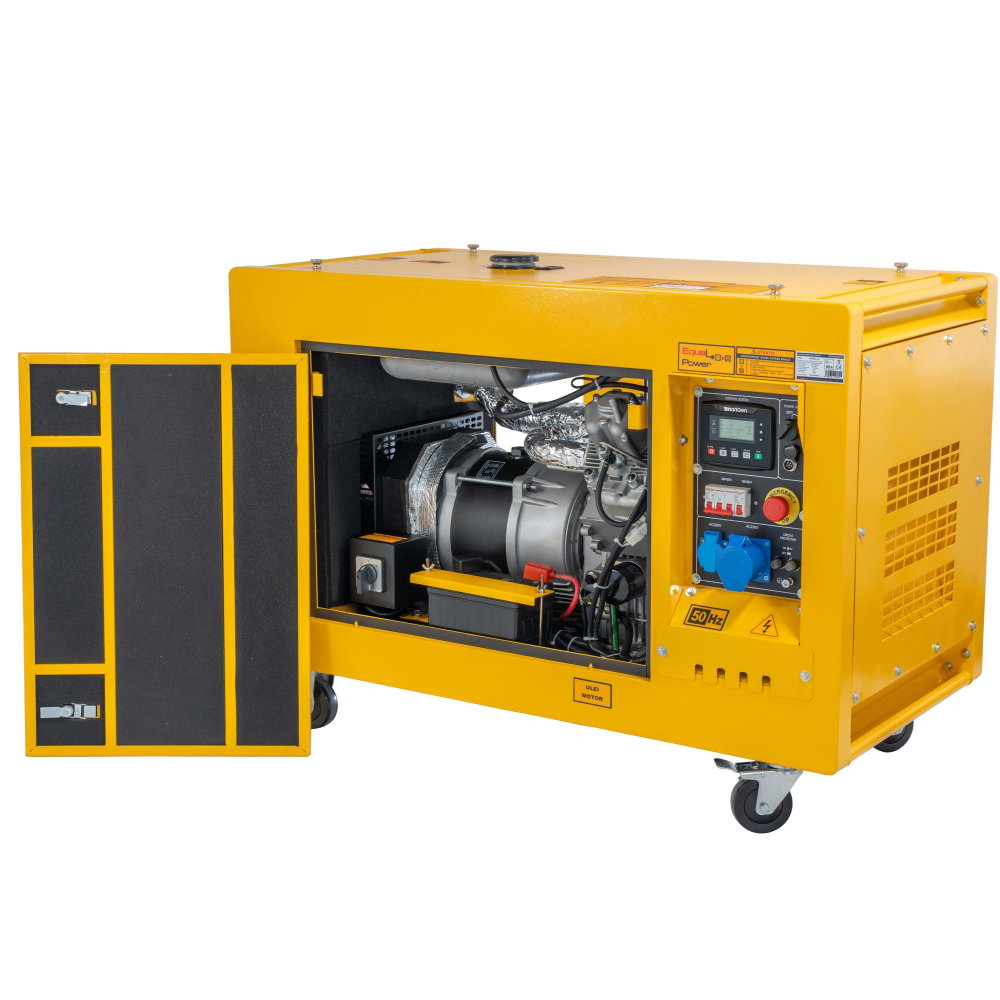 Generator profesional diesel Stager YDE15000TA-TA3, 11.5 kW, 230-400V, insonorizat, pornire electrica [3]