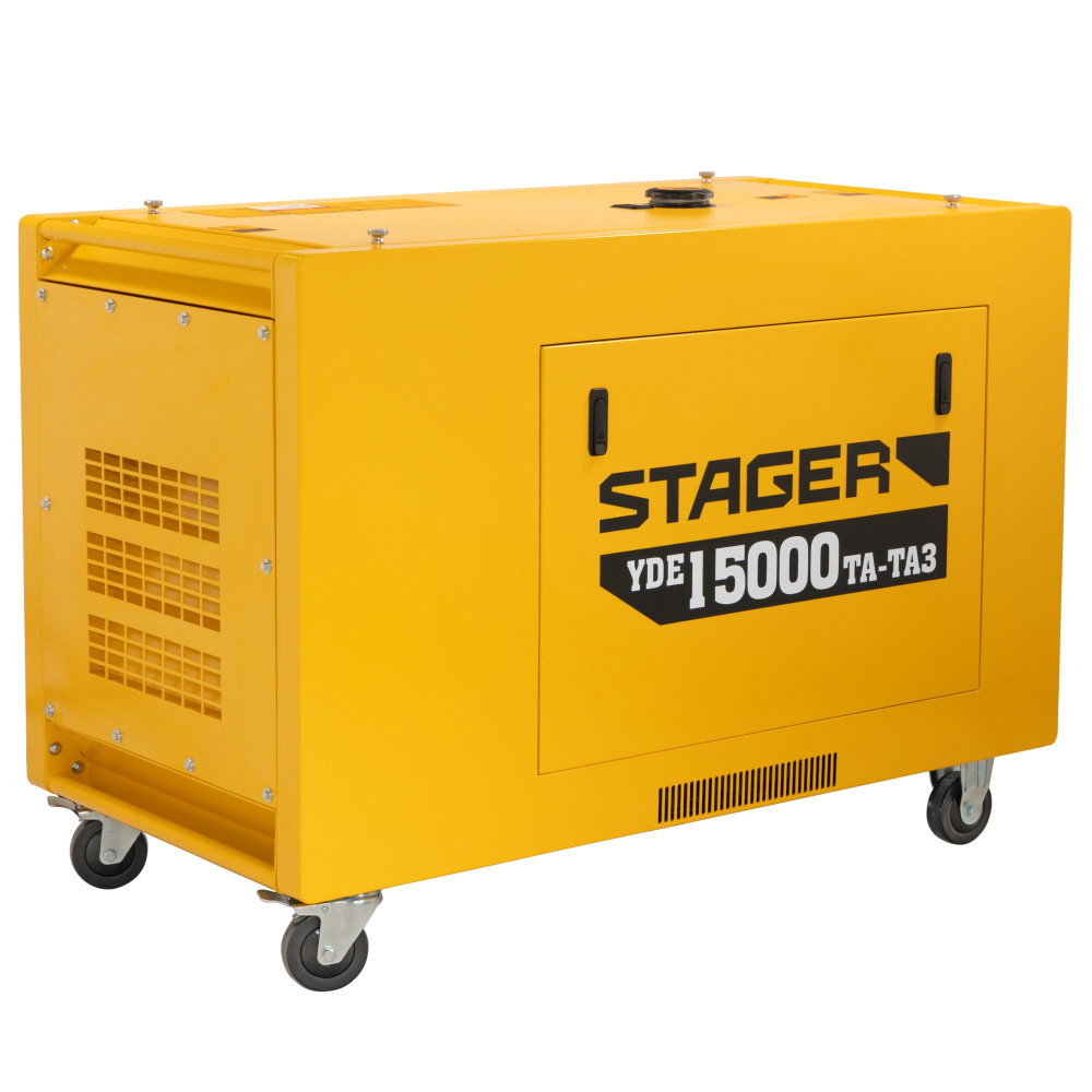 Generator profesional diesel Stager YDE15000TA-TA3, 11.5 kW, 230-400V, insonorizat, pornire electrica [2]