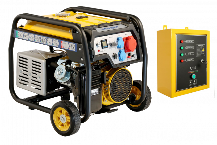 Generator Stager FD 10000E3R+ATS Automatic  open-frame 8.5kW, trifazat, benzina, pornire electrica [1]