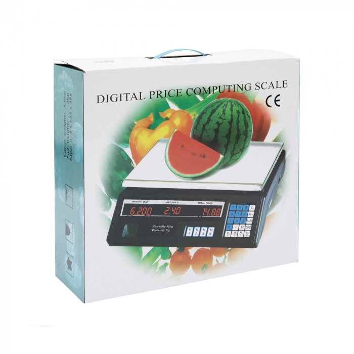 Cantar electronic 40kg  Micul Fermier GF-0213 ideal pentru pepeni, include acumulator [4]