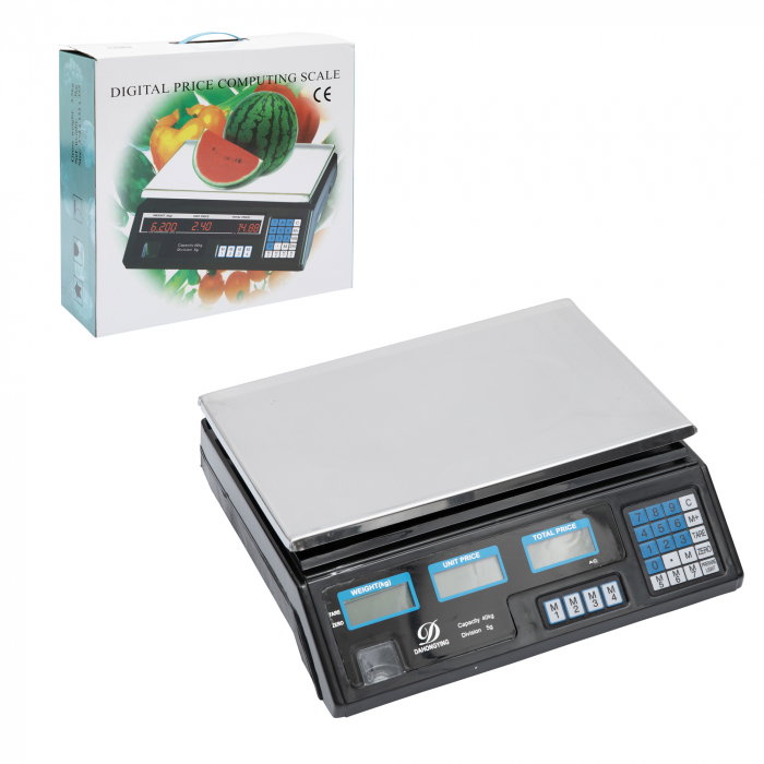 Cantar electronic 40kg  Micul Fermier GF-0213 ideal pentru pepeni, include acumulator [5]