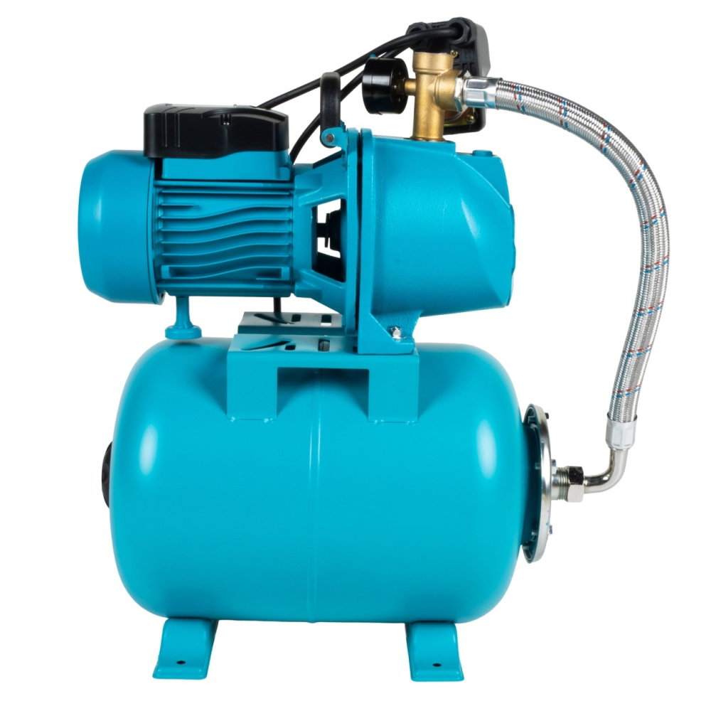 Hidrofor Detoolz 0.9 kW, debit maxim 2280l/h, inaltime maxima de pompare 40m, corp pompa fonta, butelie 24L, ejector [8]