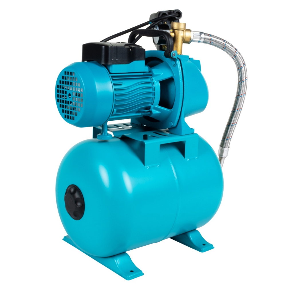 Hidrofor Detoolz 0.9 kW, debit maxim 2280l/h, inaltime maxima de pompare 40m, corp pompa fonta, butelie 24L, ejector [9]
