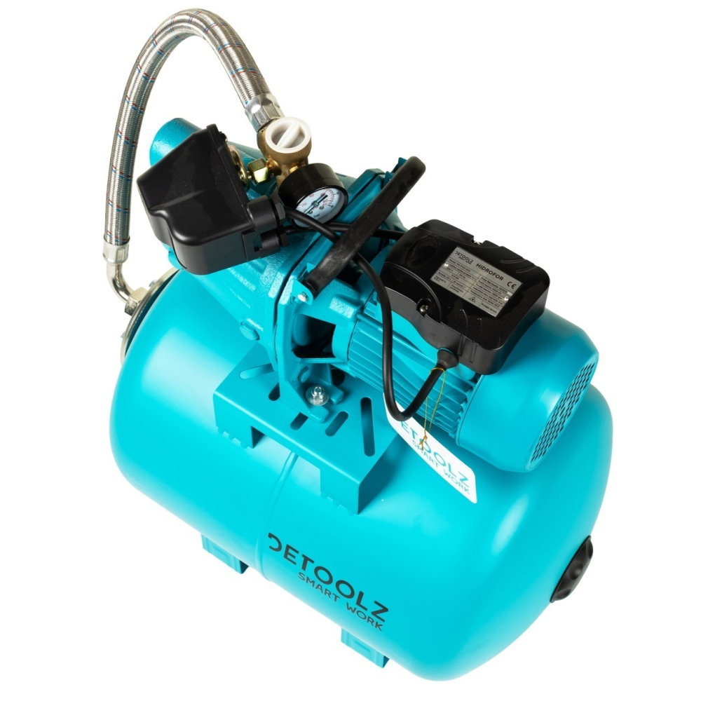 Hidrofor Detoolz 0.9 kW, debit maxim 3300l/h, inaltime maxima pompare 45m, corp pompa fonta, butelie 50L [2]
