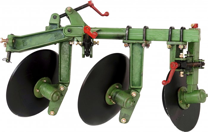 ILS-220Y - Grapa cu discuri pentru tractor, un bolt, 20cm [1]