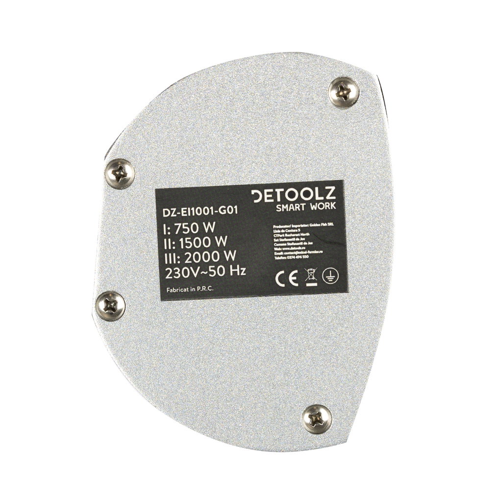 Incalzitor pentru terasa Detoolz, 2KW, 3 trepte de putere, inaltime ajustabila pana la 2.1m, cu telecomanda [7]
