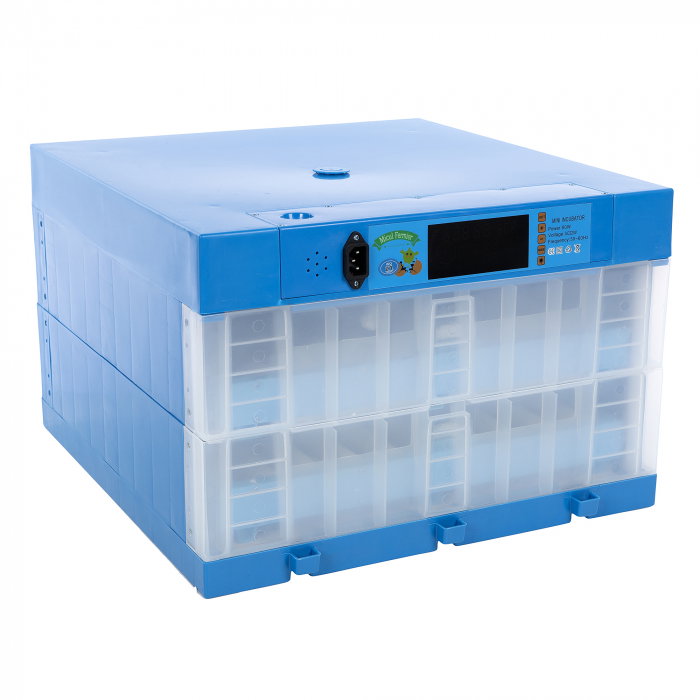 Pachet moara electrica pentru uruiala si cereale MF GF-0063 cu sac si cuva mare, Cupru, 2.5 KW, 200 kg/h, 4 site incluse cu incubator automat 128 oua [3]