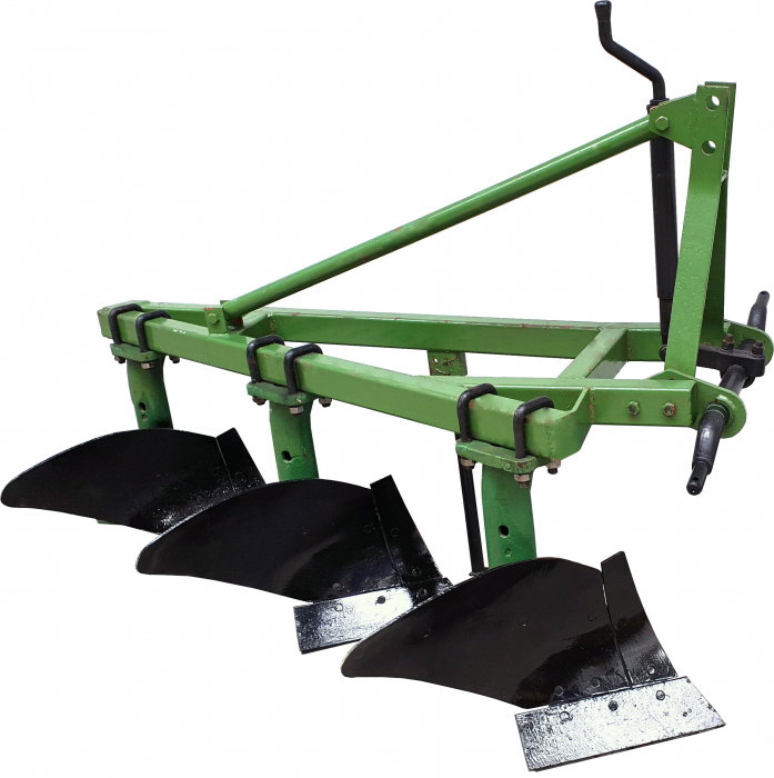Jinma 1L-330 - Plug cu 3 trupite pentru tractor, 3 prinderi, reglaj excentric, 35cm [1]