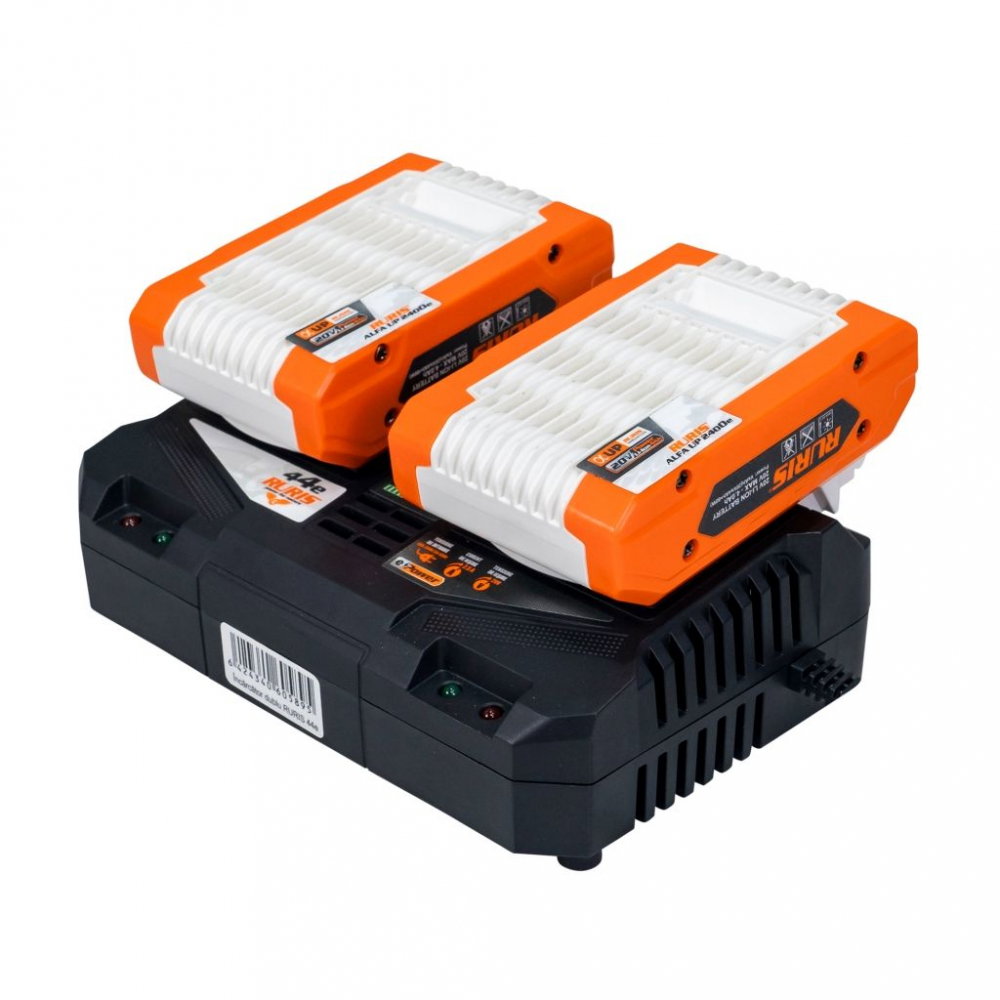 Kit 2 acumulatori + Încărcător dublu RURIS Alfa UP 4444e 20V, 2x4Ah [5]