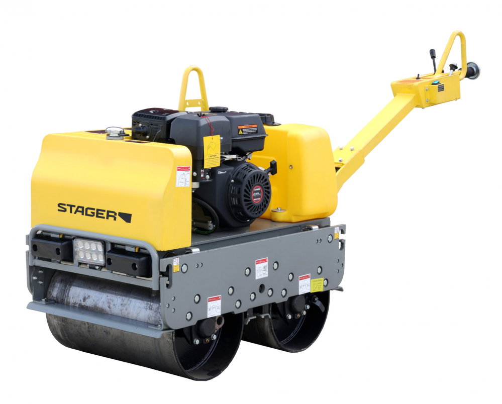 Stager CDV65-2 Cilindru dublu vibrocompactor, motor Loncin G420F [3]