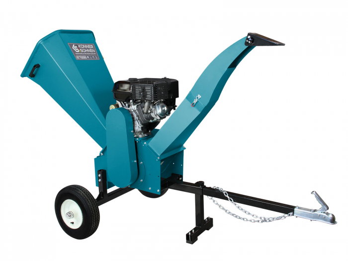 Mașină de mărunțit și tocat lemn Konner Sohnen KS 700WS, 15 CP, 120 mm [5]