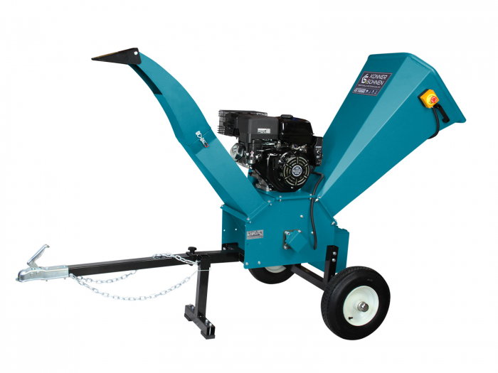 Mașină de mărunțit și tocat lemn Konner Sohnen KS 700WS, 15 CP, 120 mm [2]