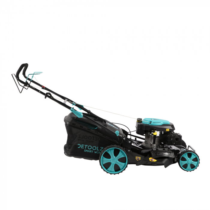 Masina de tuns gazon Detoolz DZ-M107, benzina, autopropulsie, 54cm, 70L [3]