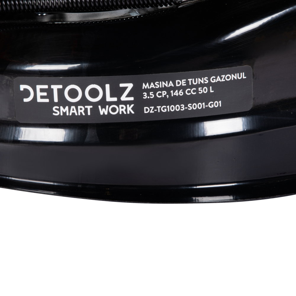 Masina de tuns gazon Detoolz DZ-TG1003-S001-G01, benzina, 146 CC, 50L, 46 cm [2]