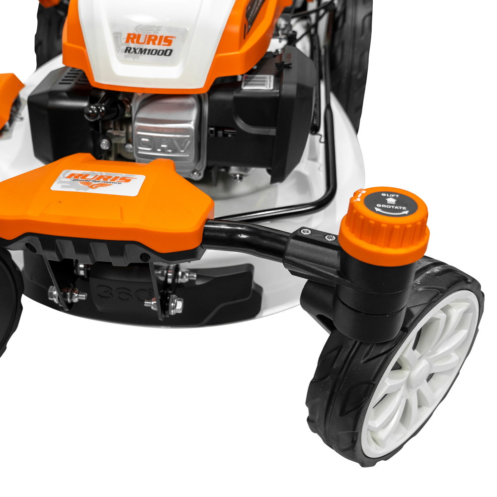 Mașină de tuns gazon RURIS RXM1000 3.9 CP, 51 cm, roti fata cu rotire 360 grade [6]