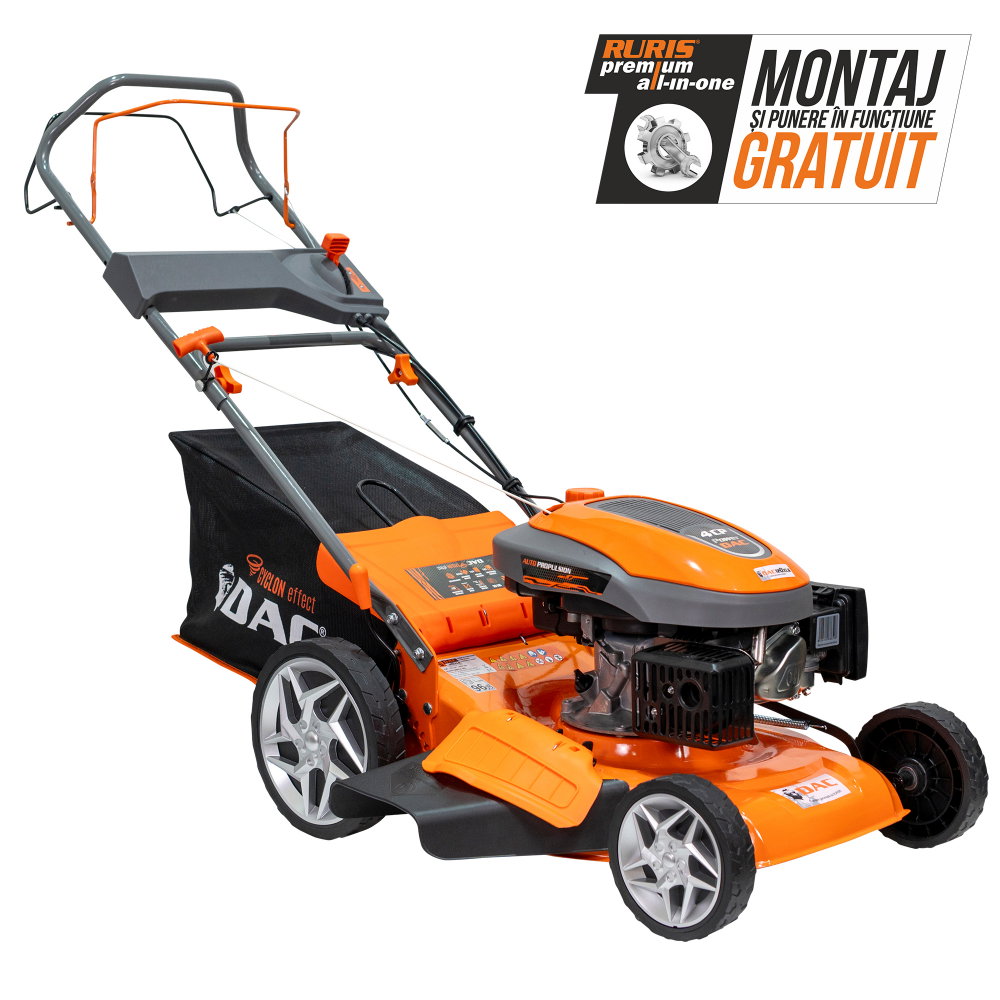 Mașină de tuns gazon RURIS DAC 120XLS 4 CP, 46 cm, autopropulsie [1]