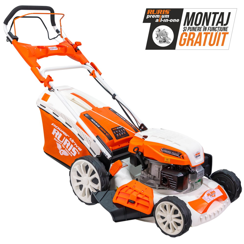 Mașină de tuns gazon RURIS RX300S 3.5 CP, 46 cm, autopropulsie [1]