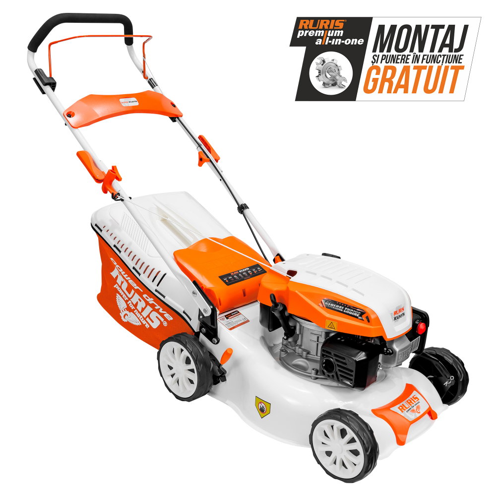 Mașină de tuns gazon RURIS RX221S 3.5 CP, 42 cm [1]