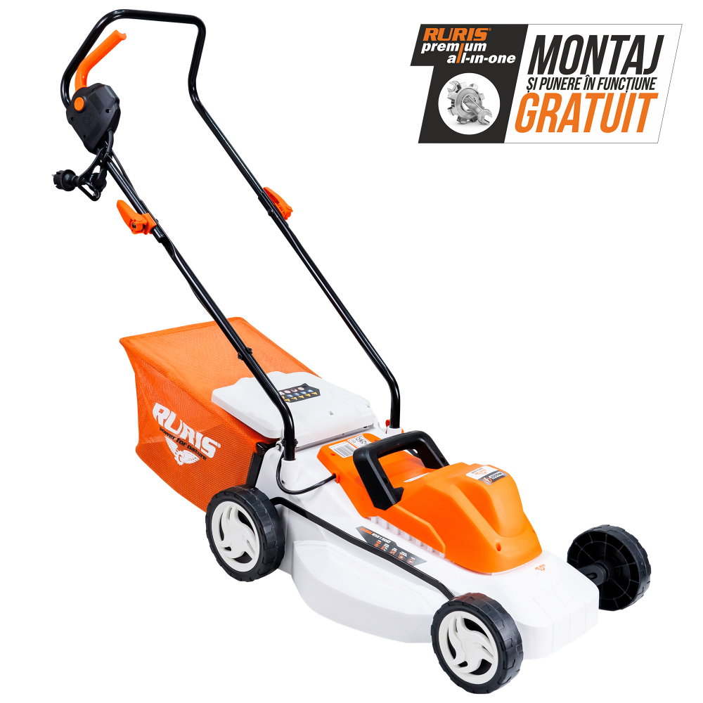 Masina de tuns gazonul electrica RURIS RXE1500, 1500W, 220V, 37 cm [1]