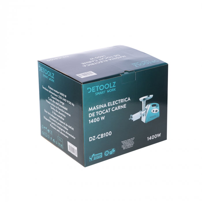 Masina electrica de tocat carne Detoolz DZ-CB100 1400W [5]