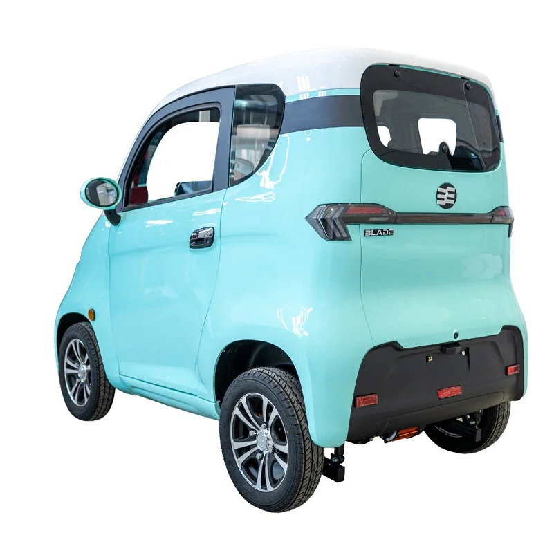 Masina electrica fara permis BLADE CITY Plus Verde-Alb cu aer conditionat [4]