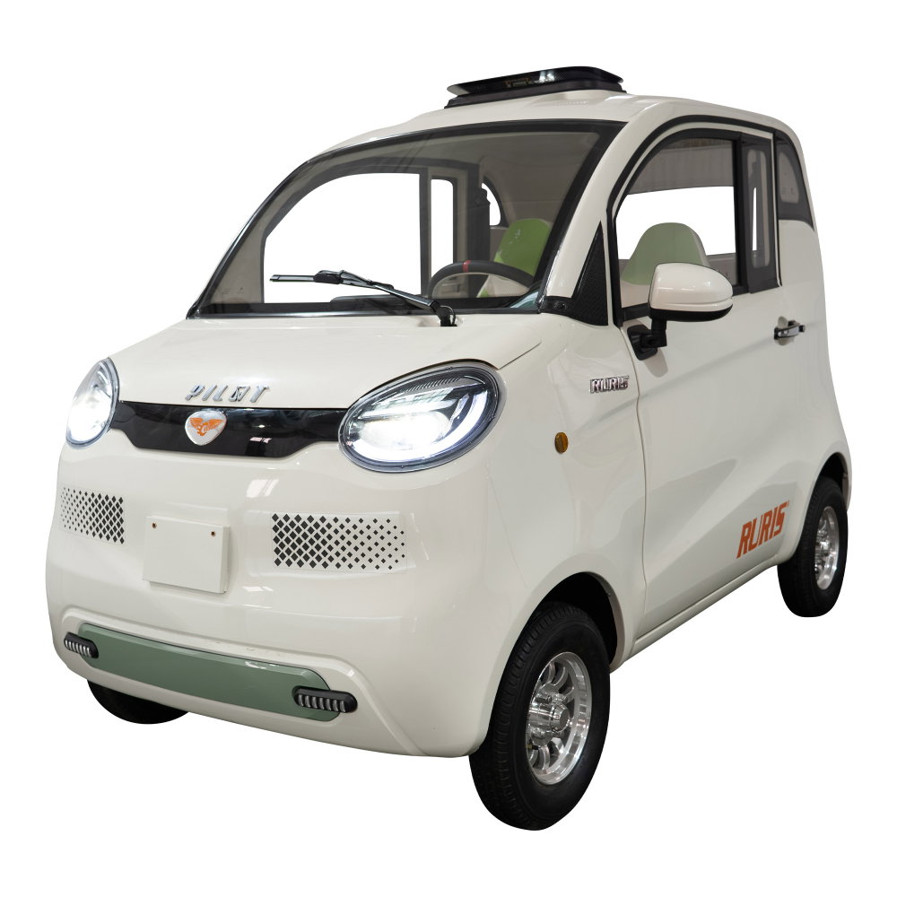 Mașină electrică RURIS PILOT GT500A Albă, 2000W, baterie 72V 58Ah, autonomie până la 70 km, 2 locuri [22]