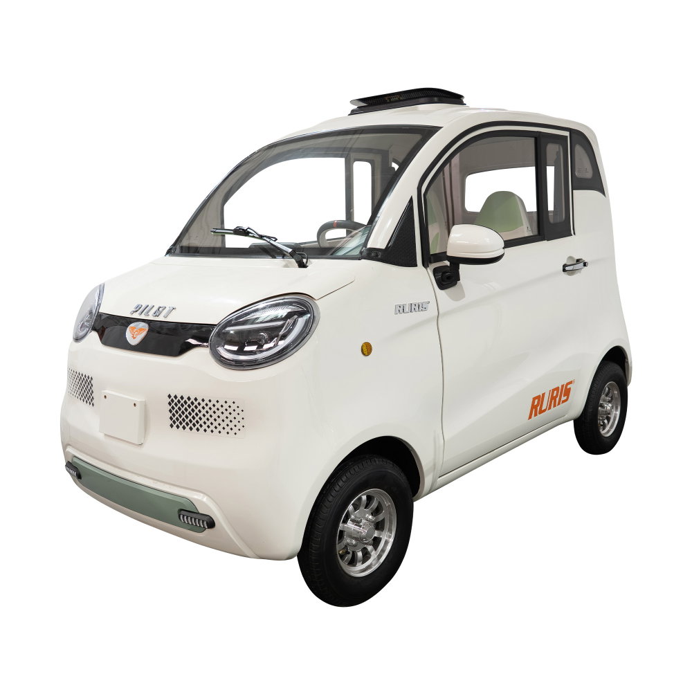 Mașină electrică RURIS PILOT GT500A Albă, 2000W, baterie 72V 58Ah, autonomie până la 70 km, 2 locuri [32]