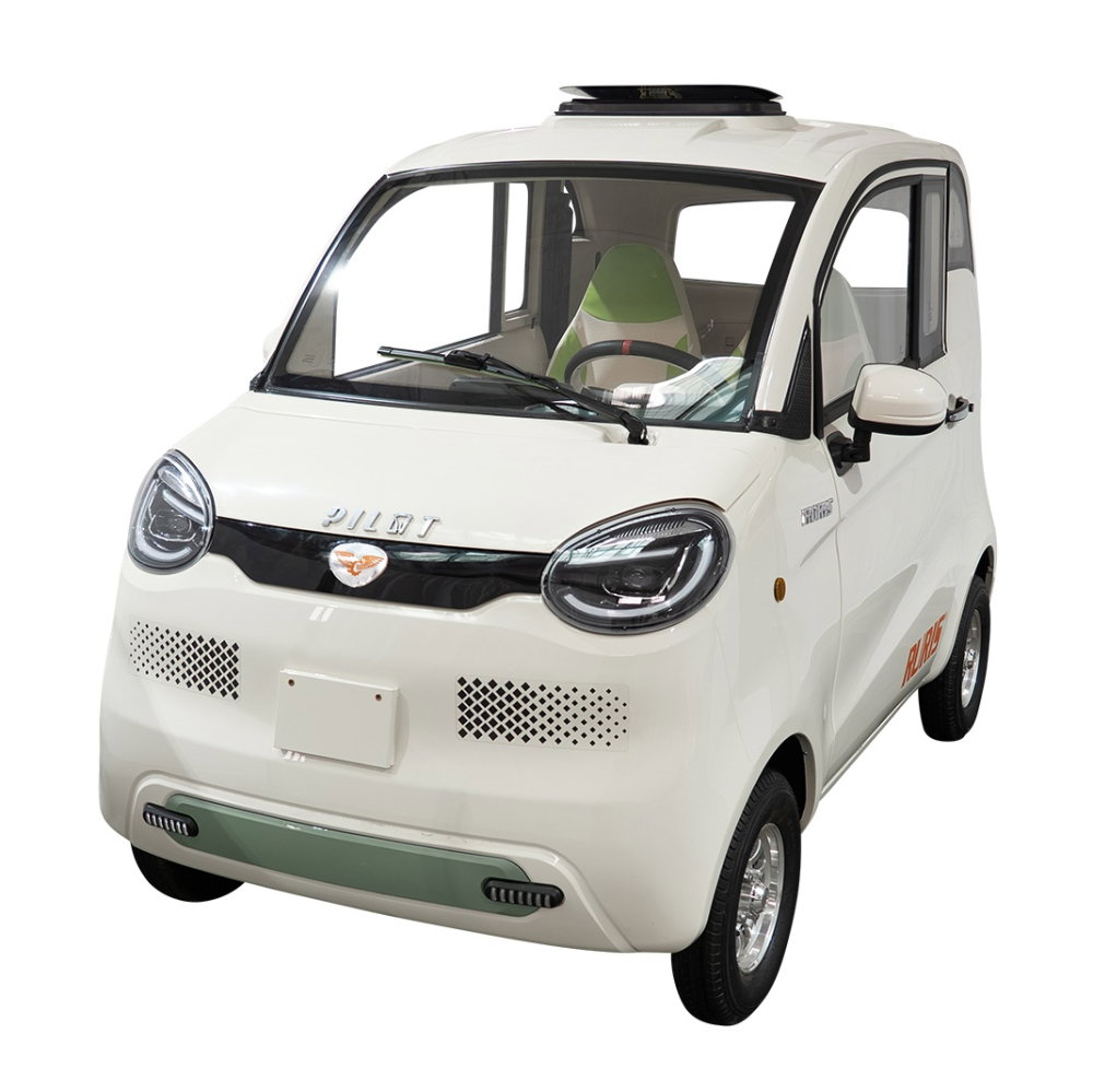 Mașină electrică RURIS PILOT GT500A Albă, 2000W, baterie 72V 58Ah, autonomie până la 70 km, 2 locuri [1]