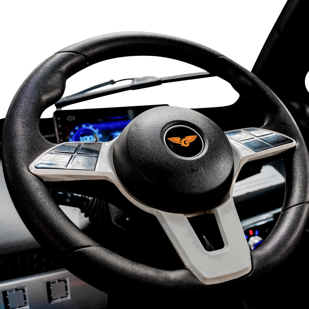 Masina electrica alba RURIS PILOT GT700A, 2 locuri, autonomie pana la 67 km [4]
