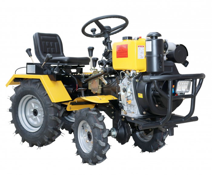 Mini tractor ProGARDEN Campo T12618 45600S12618 4x4, 12CP, diesel, ridicare hidraulica spate [1]