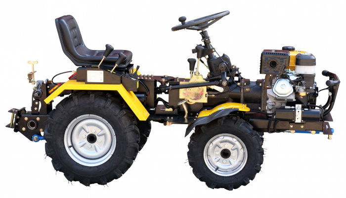 Mini tractor ProGARDEN Campo T18 4560000064 4x4, 18CP, benzina, ridicare hidraulica fata si spate, transmisie sincronizata [2]