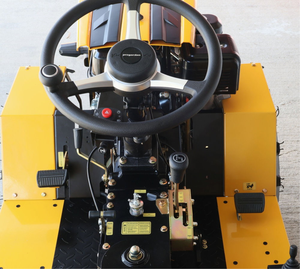 Minitractor articulat 4x4 ProGARDEN Campo T18 V27, motor Loncin 18 CP, pompă ulei, hidraulică față-spate [7]