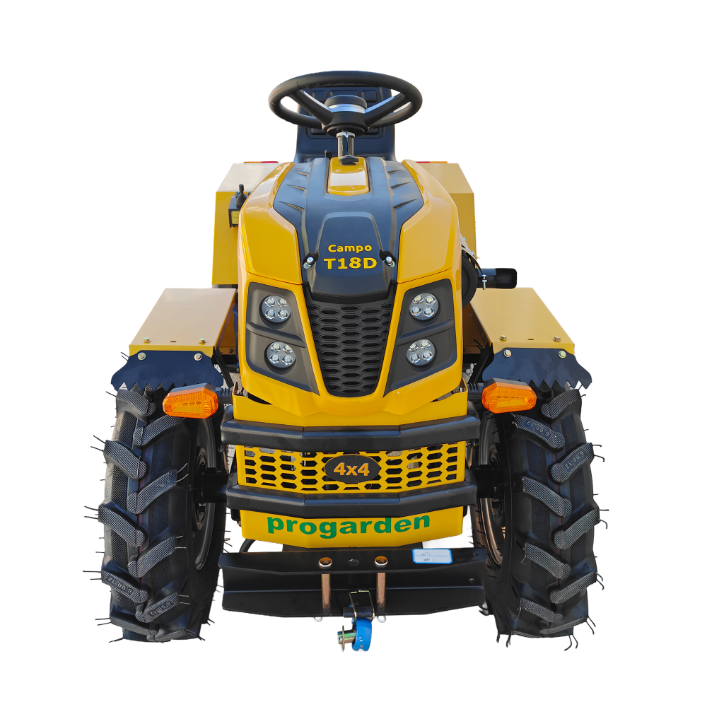 Minitractor articulat 4x4 ProGARDEN Campo T18D V27 Diesel 18 CP, hidraulică față-spate, roți 6.00-12 [1]