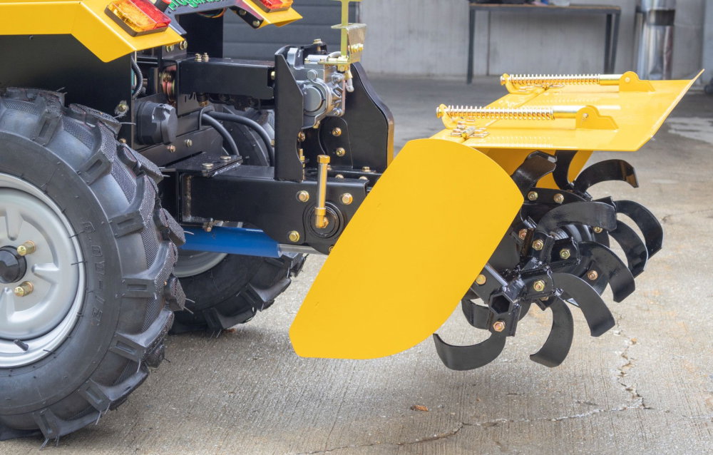 Minitractor articulat 4x4 ProGARDEN Campo T18 V27, motor benzina Loncin 18 CP, hidraulică față-spate, 2 diferențiale, roți 6.00-12 + freza tractata [3]