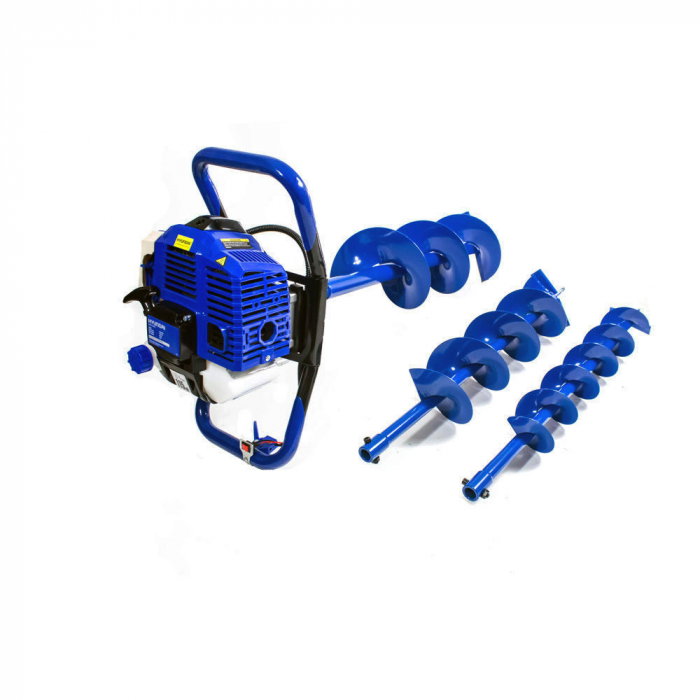 Motoburghiu Hyundai HY-EA520, benzina 2,2 CP, include burghiu 100, 150, 200 mm [2]