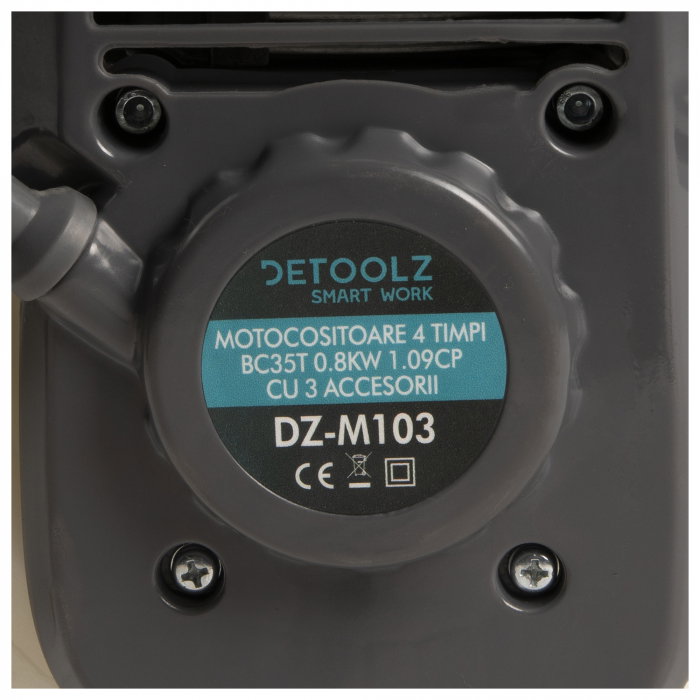 Motocositoare Detoolz DZ-M103, 4 timpi BC35T 1.09CP, 6500 RPM cu 3 accesorii [2]