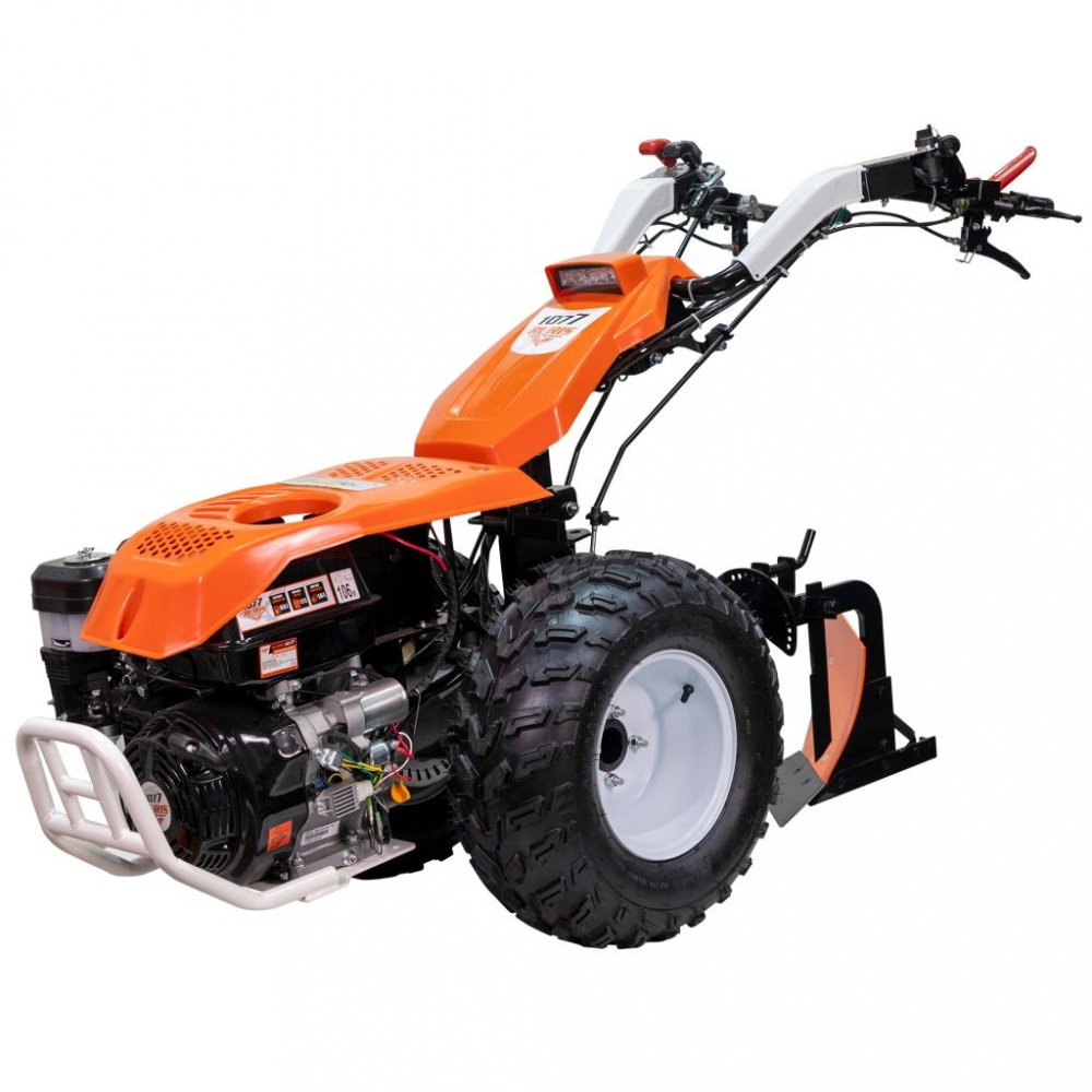Motocultivator RURIS 1077CSP 16CP, benzina, pornire electrica, 3+2 viteze, diferential + lama de cosit CX77 + freza de sapat SX77 + plug PX77 [2]