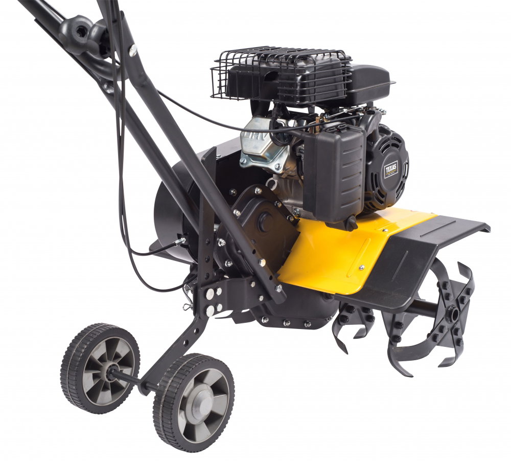 Texas Lilli 365TG, motocultor profesional, transmisie dublu arbore, benzina, 1.4kW, adancime 260mm, latime 400-600mm, 2 viteze, roti cauciuc, rarita, garantie pe viata cutite [4]