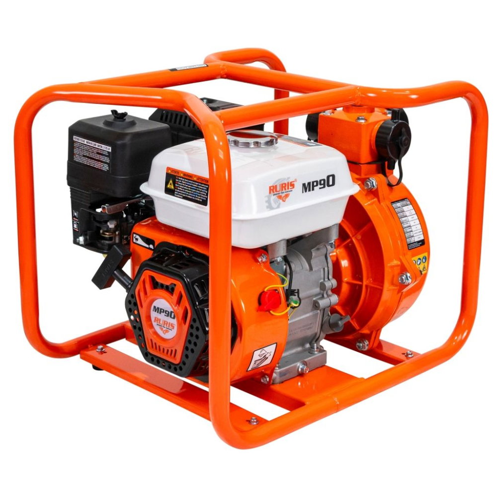 Motopompa de presiune RURIS MP90, 7 CP, 30 m³/h, refulare 65 m, pentru aspersoare si irigatii [1]