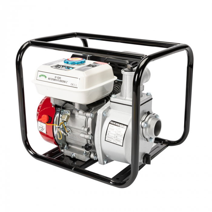 Motopompa Micul Fermier GF-0245, 5.4 CP, 196 CC, 4 timpi, 30 m3/h debit, 2" diametru racord, 23 m adancime refulare, 7 m adancime absorbtie, 3.6 l. benzina [3]